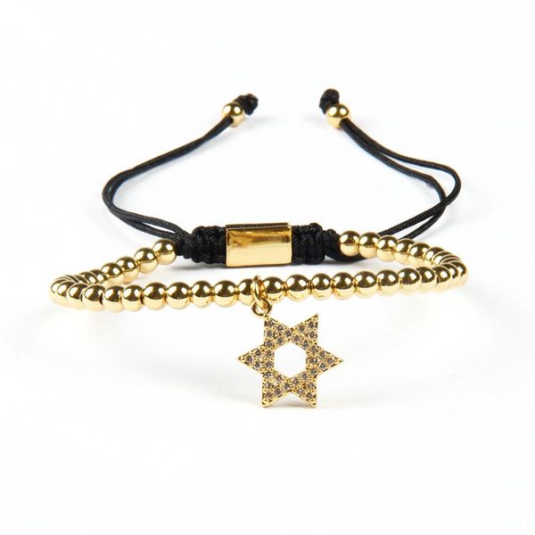 new arrival clear cz star of david pendant with mix 4 colors 4mm brass beads chams lace up hexagon bracelet270b, Golden;silver
new arrival clear cz star of david pendant with mix 4 colors 4mm brass beads chams lace up hexagon bracelet270b, Golden;silver