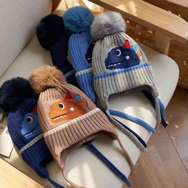 caps hats fur pompom baby hat winter thick knitted cap for children cold windproof earmuffs velvet lining warm toddler beanie bonnet 230823, Yellow
caps hats fur pompom baby hat winter thick knitted cap for children cold windproof earmuffs velvet lining warm toddler beanie bonnet 230823, Yellow