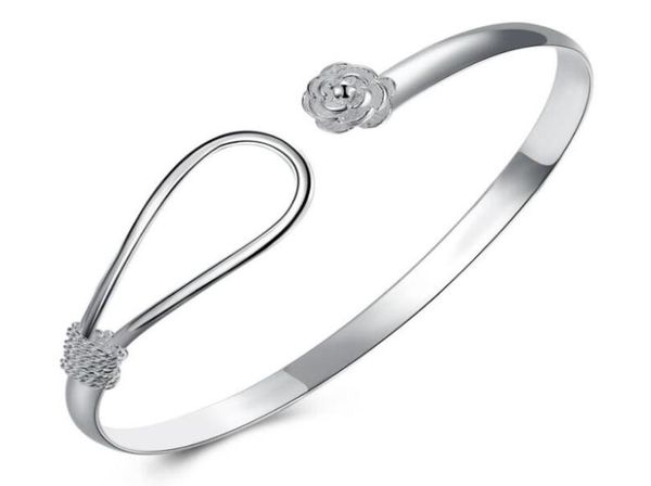 luckyshine 6pcs holiday gift shiny unique rose flower pure 925 sterling silver open adjustable bracelets bangles russia bangles7310610, Black
luckyshine 6pcs holiday gift shiny unique rose flower pure 925 sterling silver open adjustable bracelets bangles russia bangles7310610, Black