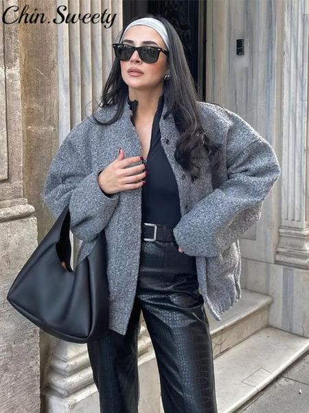women s jacket coat bombers button long sleeve loose female outwear solid pockets casual streetwear o neck office lady 230823, Black;brown
women s jacket coat bombers button long sleeve loose female outwear solid pockets casual streetwear o neck office lady 230823, Black;brown
