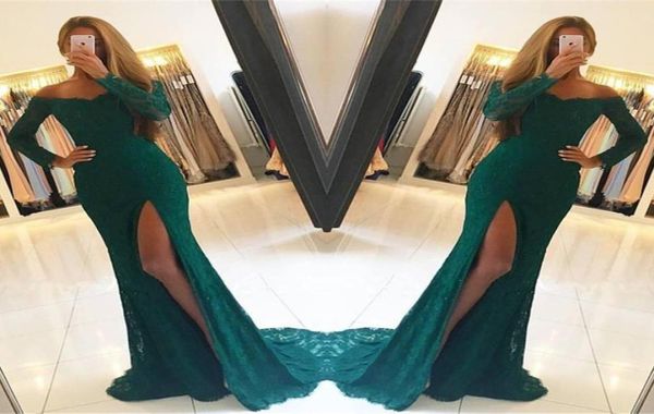 dark green lace long sleeves side slit elegant offtheshoulder prom dresses evening party gowns custom made 20184771078, Black
dark green lace long sleeves side slit elegant offtheshoulder prom dresses evening party gowns custom made 20184771078, Black