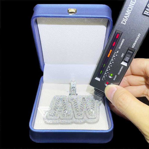 925 silver full diamond vvs moissanite pendant custom letters pendant necklace for men hip hop charm jewelry
925 silver full diamond vvs moissanite pendant custom letters pendant necklace for men hip hop charm jewelry