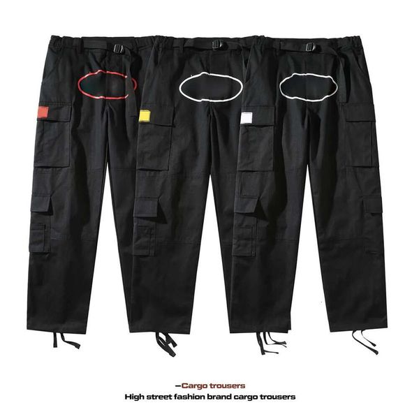 cargo pants men pantalon minus two cargos designer trousers street wear hip hop printed pant military retro multi pockets straight, Black
cargo pants men pantalon minus two cargos designer trousers street wear hip hop printed pant military retro multi pockets straight, Black