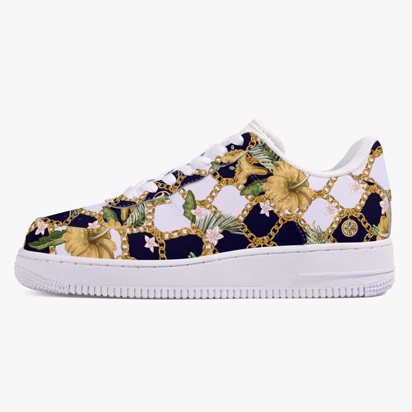 customized shoes men's fashionable casual shoes diy women's shoes white sole gold chain and flowers 70919
customized shoes men's fashionable casual shoes diy women's shoes white sole gold chain and flowers 70919