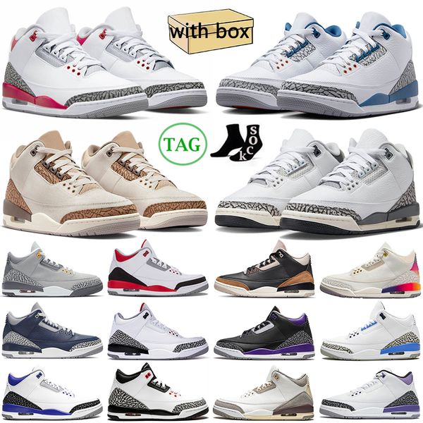 with box jumpman 3 3s casual shoes for men women sneaker palomino wizards fire red lucky green cardinal red white cement mens womens outdoor, Black
with box jumpman 3 3s casual shoes for men women sneaker palomino wizards fire red lucky green cardinal red white cement mens womens outdoor, Black