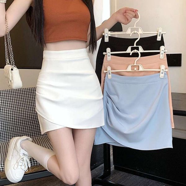 short skirt for women summer korean version of the black high waisted a line covering crotch slimming temperament
short skirt for women summer korean version of the black high waisted a line covering crotch slimming temperament