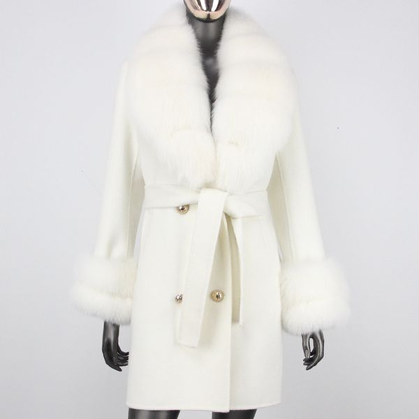 womens fur faux fashion real coat winter jacket women natural collar two layers cuffs cashmere blends wool warm outerwear 230822, Black
womens fur faux fashion real coat winter jacket women natural collar two layers cuffs cashmere blends wool warm outerwear 230822, Black