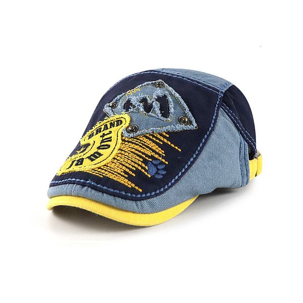berets 2023 spring and summer baby boy girl beret lady small size ivy cap child sboy hat man hiphop flat sun caps 5054cm 230822, Blue;gray 
berets 2023 spring and summer baby boy girl beret lady small size ivy cap child sboy hat man hiphop flat sun caps 5054cm 230822, Blue;gray