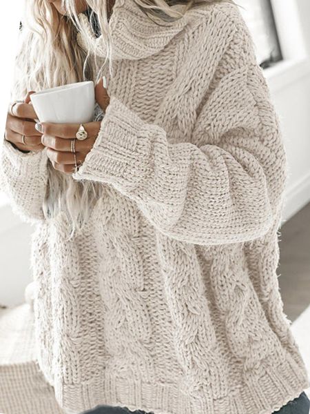 womens sweaters elegant knitted sweater women turtleneck thick warm pullover winter casual gray knitwear lady fashion elastic long sleeve ju, White;black
womens sweaters elegant knitted sweater women turtleneck thick warm pullover winter casual gray knitwear lady fashion elastic long sleeve ju, White;black