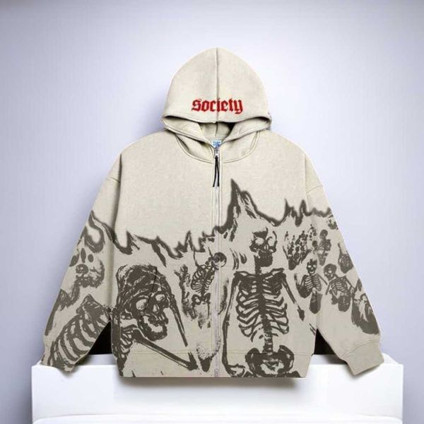 hoodies men's sweatshirts men hoodies autumn retro skeleton print zipper oversized sweatshirt streetwear harajuku high street long slee, Black
hoodies men's sweatshirts men hoodies autumn retro skeleton print zipper oversized sweatshirt streetwear harajuku high street long slee, Black