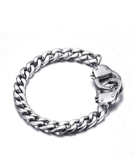 17mm silver color fashion simple men039s bangle stainless steel chain handcuffs bracelet watchband jewelry gift for men boys j26140595, Black
17mm silver color fashion simple men039s bangle stainless steel chain handcuffs bracelet watchband jewelry gift for men boys j26140595, Black