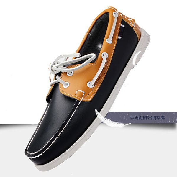 dress shoes genuine leather men boat shoes luxury brand design hand sewing slip-on mens loafers casual driving moccasins business men shoes, Black
dress shoes genuine leather men boat shoes luxury brand design hand sewing slip-on mens loafers casual driving moccasins business men shoes, Black