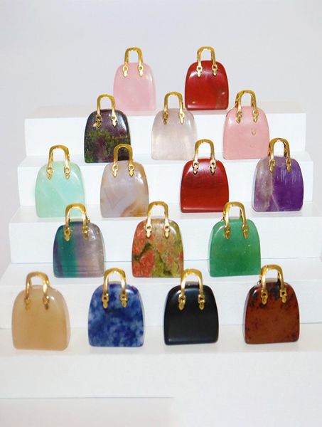 gold natural stone mini bag charms ornament healing crystal reiki gemstone pendant crafts home decoration gift6136357, Bronze;silver
gold natural stone mini bag charms ornament healing crystal reiki gemstone pendant crafts home decoration gift6136357, Bronze;silver