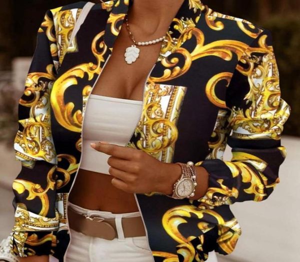 women039s jackets women elegant stand collar zipper vintage pattern print patchwork jacket spring autumn long sleeve office coa2849929, Black;brown
women039s jackets women elegant stand collar zipper vintage pattern print patchwork jacket spring autumn long sleeve office coa2849929, Black;brown