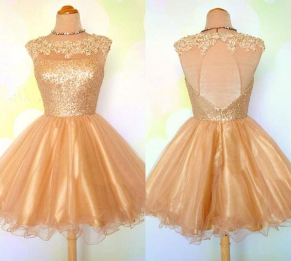 cute ball gown short homecoming dresses sheer neck cap sleeves sequins appliques tulle keyhole back gold prom dresses real image2564664, Blue;pink
cute ball gown short homecoming dresses sheer neck cap sleeves sequins appliques tulle keyhole back gold prom dresses real image2564664, Blue;pink