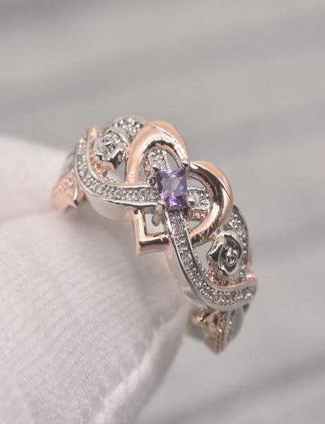 fashion jewelry ring rose princess diamond ring refers to love rose gold double color zircon delicate and beautiful ring7511160, Silver
fashion jewelry ring rose princess diamond ring refers to love rose gold double color zircon delicate and beautiful ring7511160, Silver