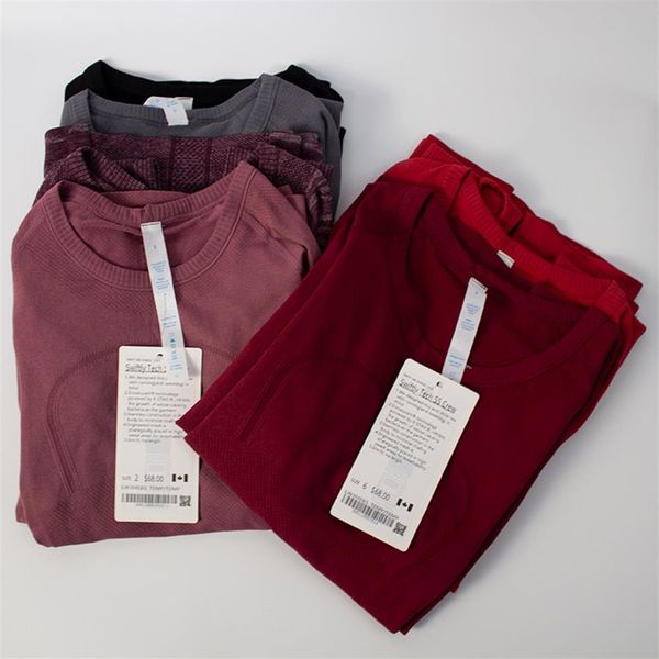 ll women yoga wear tech ladies sports t-shirts long sleeve outfit moisture wicking knit high elastic fitness workout fashion tees 291t
ll women yoga wear tech ladies sports t-shirts long sleeve outfit moisture wicking knit high elastic fitness workout fashion tees 291t