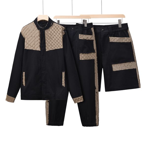 casual men's set fashion 2023 guoccisy retro decoration three piece jacket long sleeve pants shorts letter sign autumn/winter coat 05-0, Gray
casual men's set fashion 2023 guoccisy retro decoration three piece jacket long sleeve pants shorts letter sign autumn/winter coat 05-0, Gray