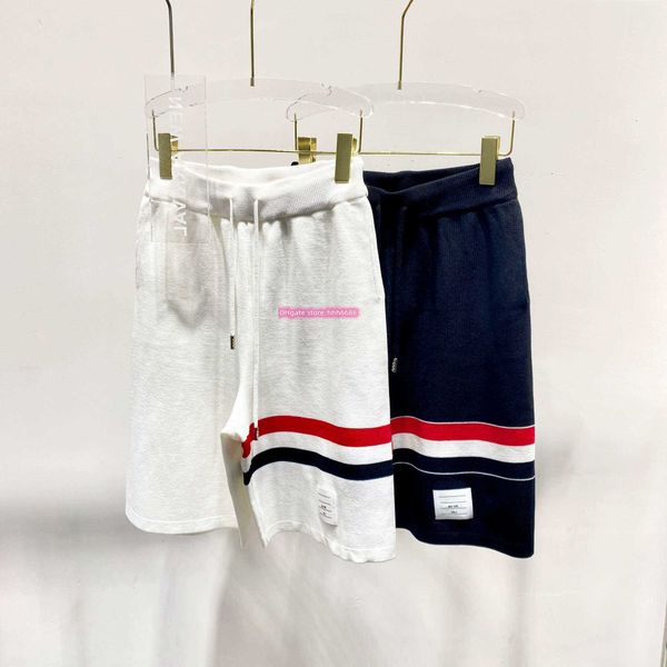 fir8 2023 new men's and women's shorts tb colorful bar four bars loose ice silk knitted half length middle pants casual couple, White;black
fir8 2023 new men's and women's shorts tb colorful bar four bars loose ice silk knitted half length middle pants casual couple, White;black