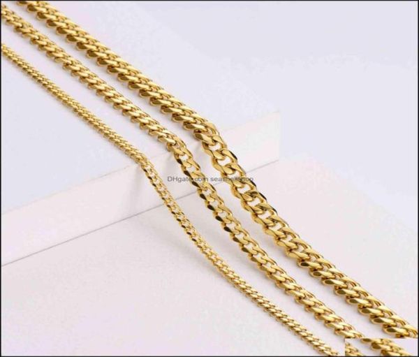 pendant necklaces hip hop womens men necklac cadenas cubanas 18k gold plated thick cuban link chain stainls steel drop delivery7391691, Silver
pendant necklaces hip hop womens men necklac cadenas cubanas 18k gold plated thick cuban link chain stainls steel drop delivery7391691, Silver