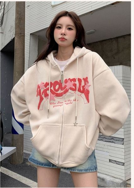 women's jackets autumn vintage american woman casual loose street women green grey apricot chicly top, Black;brown
women's jackets autumn vintage american woman casual loose street women green grey apricot chicly top, Black;brown