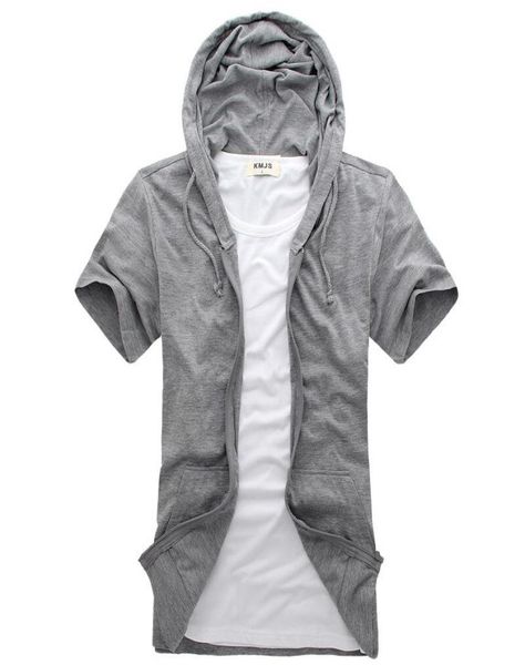 men039s short sleeve hoodie fashion casual shortsleeve tshirt youth summer new solid color casual zipper cardigan 347621, Black
men039s short sleeve hoodie fashion casual shortsleeve tshirt youth summer new solid color casual zipper cardigan 347621, Black