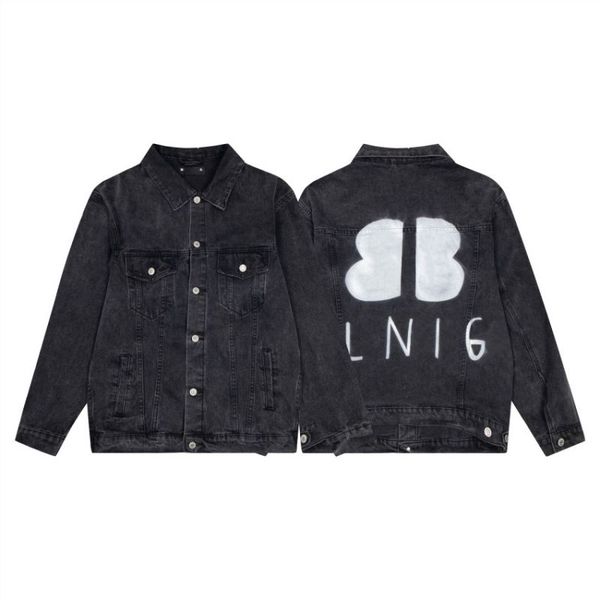 designer graffiti denim coats women autumn winter letters classic cowboy clothes luxury men jackets with tear jacket, Black;brown
designer graffiti denim coats women autumn winter letters classic cowboy clothes luxury men jackets with tear jacket, Black;brown