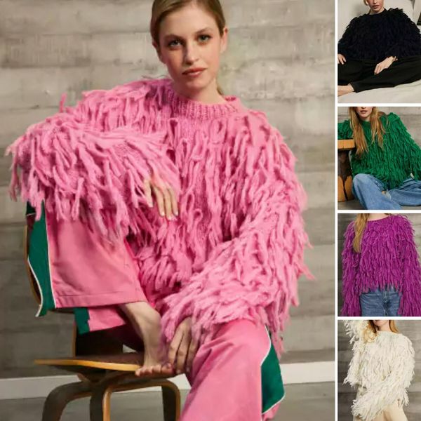 womens sweaters autumn women long sleeve o neck loose knitted tassel casual warm pullover sweater outfits sueter mujer 230822, White;black
womens sweaters autumn women long sleeve o neck loose knitted tassel casual warm pullover sweater outfits sueter mujer 230822, White;black