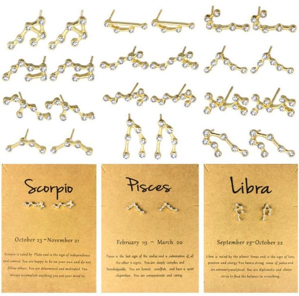 women silver crystal horoscope zodiac earrings 12 constellation astrology stud earrings ear jewelry gifts for girls2934504, Golden;silver
women silver crystal horoscope zodiac earrings 12 constellation astrology stud earrings ear jewelry gifts for girls2934504, Golden;silver