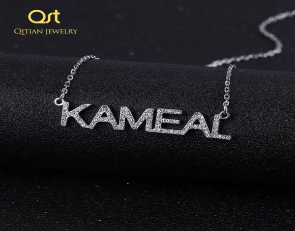 personalized iced out zirconia letters necklace custom name pendant crystal stainless steel choker do not fade jewelry womengift8929905, Silver
personalized iced out zirconia letters necklace custom name pendant crystal stainless steel choker do not fade jewelry womengift8929905, Silver
