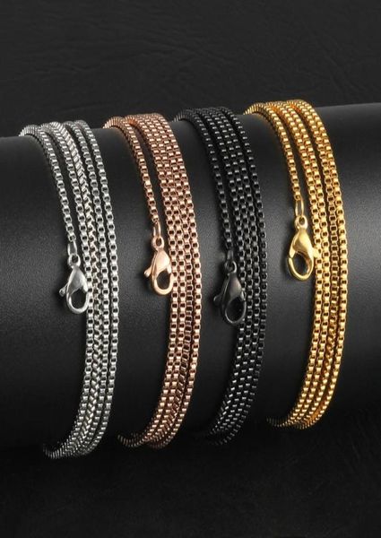 whole 1832 inches silverrose goldgoldblack 316l stainless steel 15mm box chain pendant necklace whole jewelry for wom5213777, Silver
whole 1832 inches silverrose goldgoldblack 316l stainless steel 15mm box chain pendant necklace whole jewelry for wom5213777, Silver