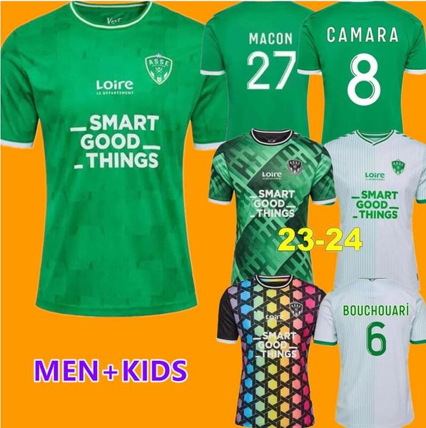 23 24 maillots as saints etienne soccer jerseys goalkeeper 2023 2024 third maillot asse etienne cafaro lobry wadji football shirts equipment, Black;yellow
23 24 maillots as saints etienne soccer jerseys goalkeeper 2023 2024 third maillot asse etienne cafaro lobry wadji football shirts equipment, Black;yellow