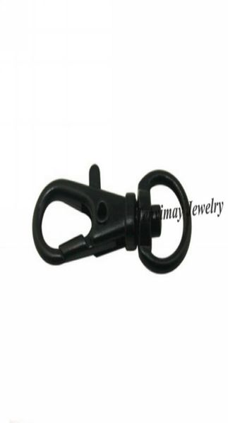 100pcs black swivel metal lobster clasp for outdoors activities 32mm alloy snap hook 6581348
100pcs black swivel metal lobster clasp for outdoors activities 32mm alloy snap hook 6581348
