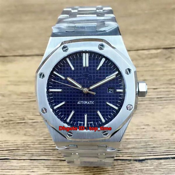 7 style watch 41mm date a2813 automatic mens watch 15400st 316l steel blue dial stainless steel bracelet gents watche286o, Slivery;brown
7 style watch 41mm date a2813 automatic mens watch 15400st 316l steel blue dial stainless steel bracelet gents watche286o, Slivery;brown