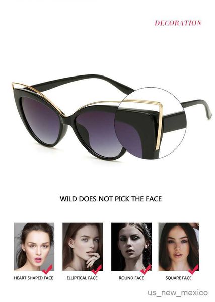 sunglasses fashion cat eye sunglasses women designer metal eyeglasses mirror classic vintage feminino r230823, White;black
sunglasses fashion cat eye sunglasses women designer metal eyeglasses mirror classic vintage feminino r230823, White;black
