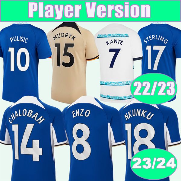 23 24 sterling enzo player version soccer jerseys pulisic mendy ziyech kante kovacic lukaku home blue away 3rd football shirt short sleeve u, Black;yellow
23 24 sterling enzo player version soccer jerseys pulisic mendy ziyech kante kovacic lukaku home blue away 3rd football shirt short sleeve u, Black;yellow
