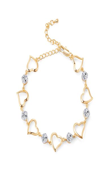 europe and america fashion trendy 18k yellow gold plated cz hearts anklets chain link for girls women for wedding party4005842, Red;blue
europe and america fashion trendy 18k yellow gold plated cz hearts anklets chain link for girls women for wedding party4005842, Red;blue