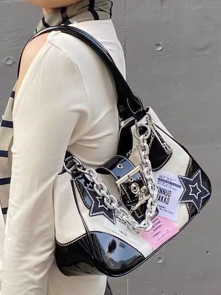 evening bags jiaerdi vintage y2k handbag girls harajuku aesthetic chain chic star female casual canvas handbag ladies 230823
evening bags jiaerdi vintage y2k handbag girls harajuku aesthetic chain chic star female casual canvas handbag ladies 230823