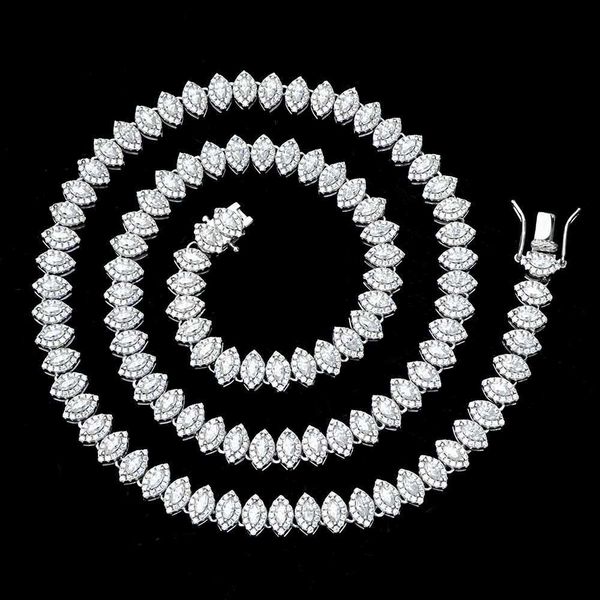 custom hip hop jewelry cuban 925 sterling silver lab grown diamond necklace moissanite jewelry marquise tennis chain for women
custom hip hop jewelry cuban 925 sterling silver lab grown diamond necklace moissanite jewelry marquise tennis chain for women