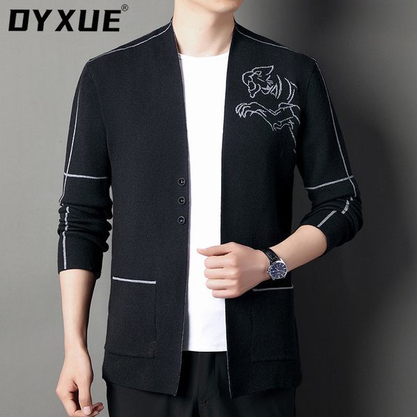 men's sweaters winter sweater korean long sleeve cardigan fashion highquality casual jacquard weave soft classic tiger 230822, White;black
men's sweaters winter sweater korean long sleeve cardigan fashion highquality casual jacquard weave soft classic tiger 230822, White;black