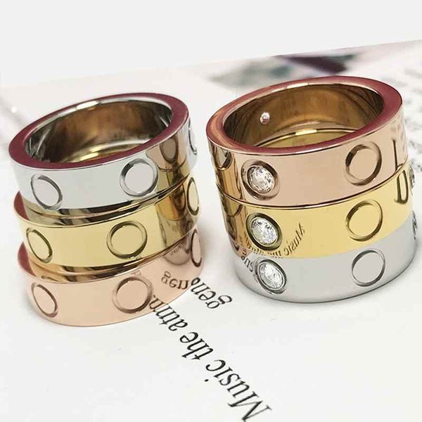 gold silver color luxury brand love ring titanium steel couple rings logo printed classic women designer jewelry wholesale
gold silver color luxury brand love ring titanium steel couple rings logo printed classic women designer jewelry wholesale