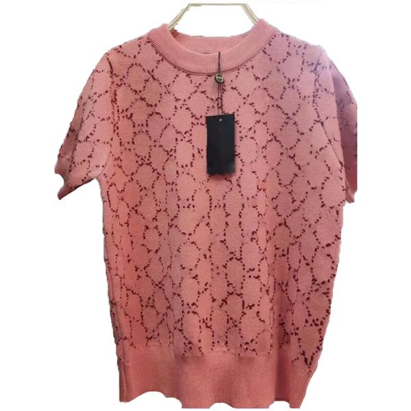 2023designers womens knits short sleeve t shirts sweater letter jacquard g comfortable thin quality fashion design women t shirt asian size, White
2023designers womens knits short sleeve t shirts sweater letter jacquard g comfortable thin quality fashion design women t shirt asian size, White