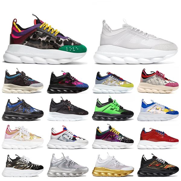 designer mens women chain reaction shoes pink black multi-color suede white fluo barocco golden leopard platform loafers casual sneakers cha
designer mens women chain reaction shoes pink black multi-color suede white fluo barocco golden leopard platform loafers casual sneakers cha