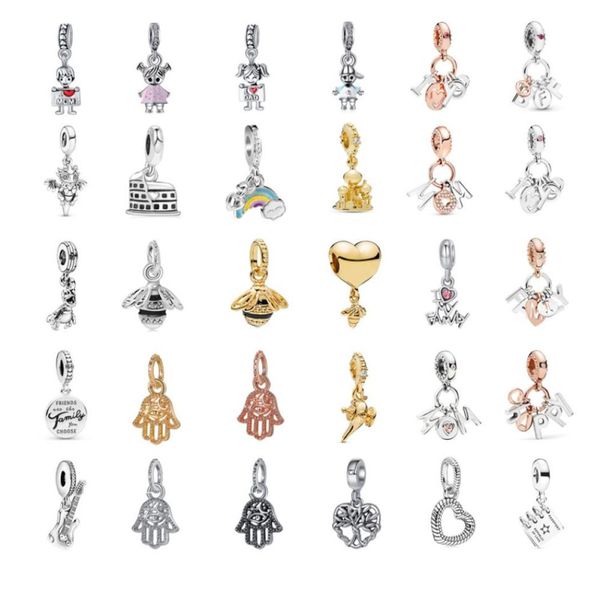 925 sterling silver dangle charm new exquisite and warm rose gold perfect family beads bead fit p charms bracelet diy jewelr8616292, Bronze;silver
925 sterling silver dangle charm new exquisite and warm rose gold perfect family beads bead fit p charms bracelet diy jewelr8616292, Bronze;silver
