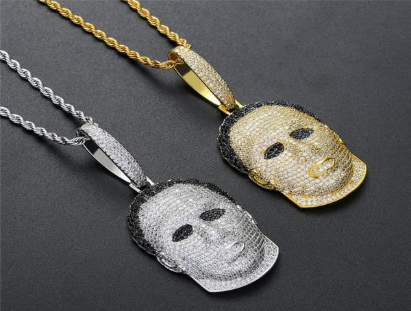 18k gold plated mask necklace pendant gold silver plated iced out cz bling mens hip hop necklace6131180
18k gold plated mask necklace pendant gold silver plated iced out cz bling mens hip hop necklace6131180