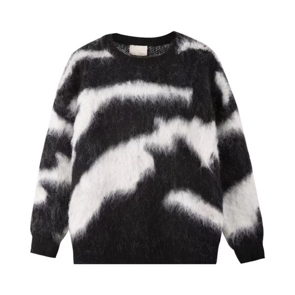 womens sweaters color contrast striped sweater round collar women pullover loose casual versatile oversized knitwear q94 230822, White;black
womens sweaters color contrast striped sweater round collar women pullover loose casual versatile oversized knitwear q94 230822, White;black