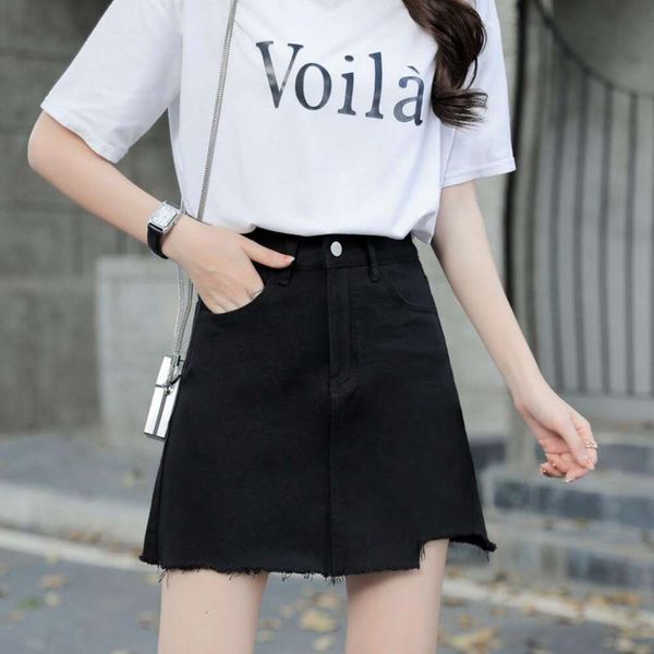 summer style girl high waist denim short skirt female irregular design a line slim fit butt, Black
summer style girl high waist denim short skirt female irregular design a line slim fit butt, Black