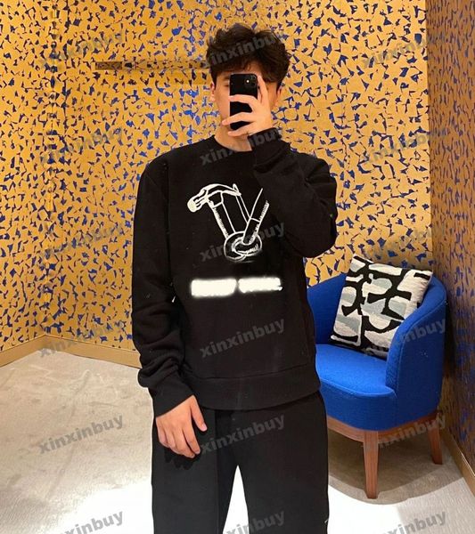 xinxinbuy men women designer sweatshirt graffiti letter embroidery tools sweater green gray blue black white xs-2xl, Black;brown
xinxinbuy men women designer sweatshirt graffiti letter embroidery tools sweater green gray blue black white xs-2xl, Black;brown