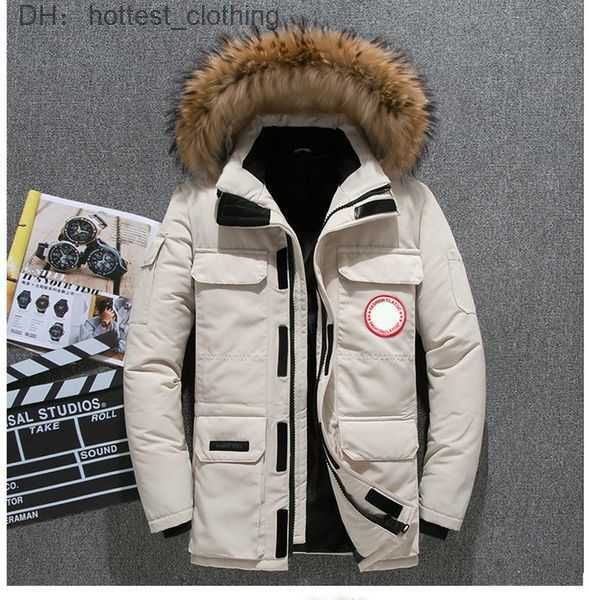 goose jacket down jacket women's and men's medium length winter new canadian style lovers' working clothes thick men 1 cltn, Black
goose jacket down jacket women's and men's medium length winter new canadian style lovers' working clothes thick men 1 cltn, Black