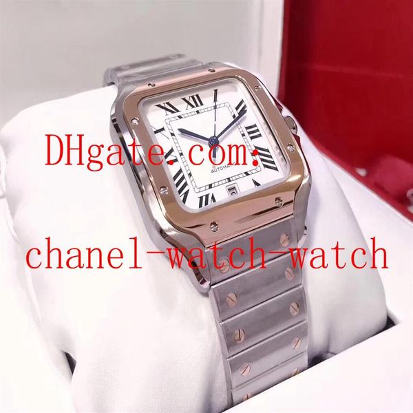 new steel and 18k rose gold silver dial men's automatic machinery movement watch w200728g mens wrist watches original box2793, Slivery;brown
new steel and 18k rose gold silver dial men's automatic machinery movement watch w200728g mens wrist watches original box2793, Slivery;brown